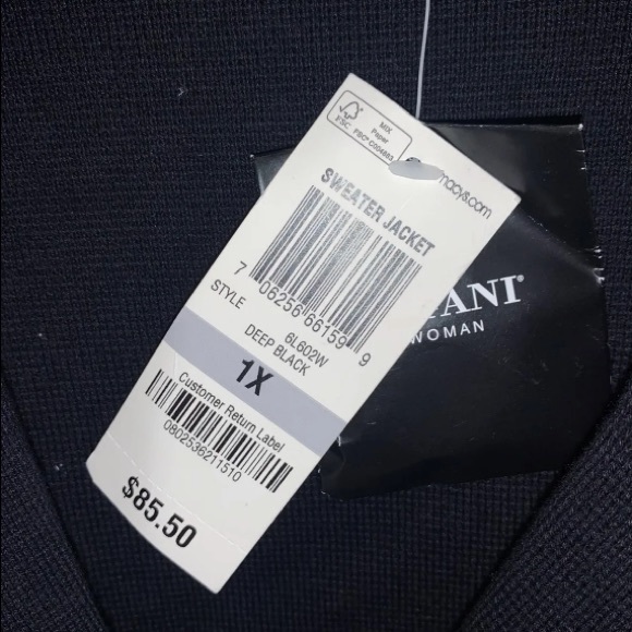 Alfani Sweater Jacket - Picture 4 of 5